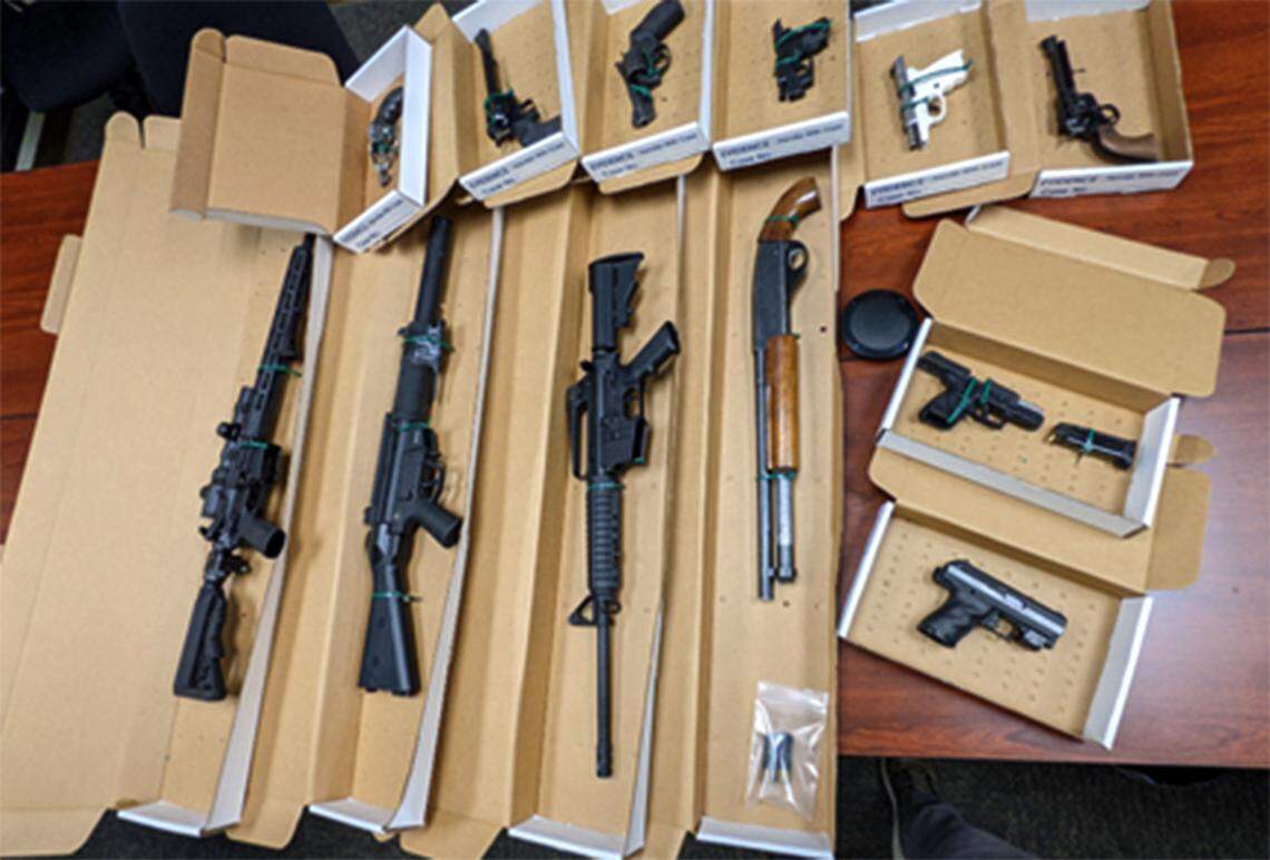 More than 20 firearms were seized by the FBI and its local law enforcement partners during the recent Southeast Washington Safe Streets Task Force sweep.