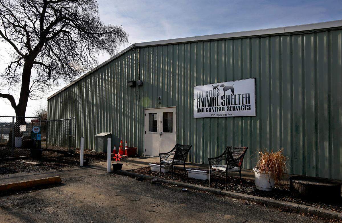 Tri-Cities Animal Shelter and Control Services at 1312 S. 18th Ave. in Pasco.