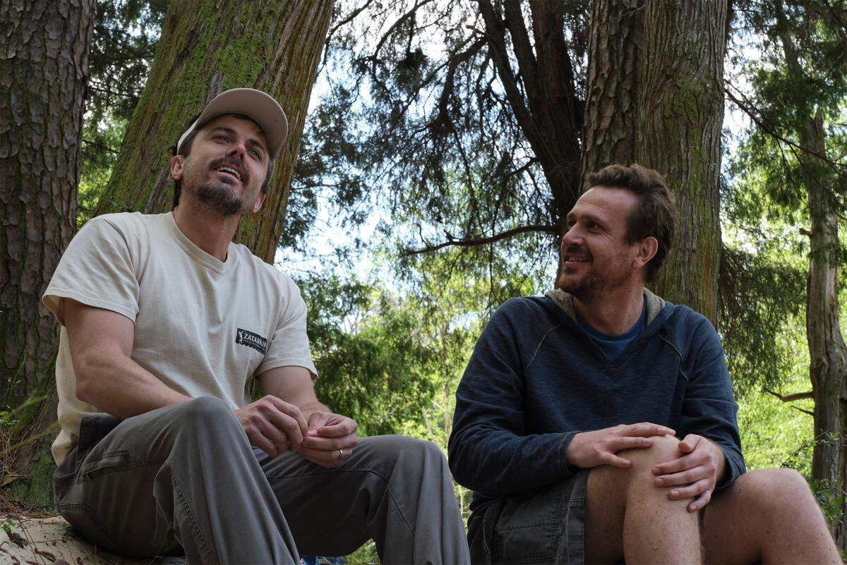 Jason Segel as Dane Faucheux, Casey Affleck as Matt Teague in “Our Friend.”