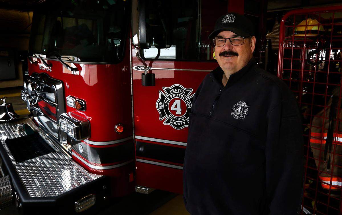 Capt. Ray Newton of Benton County Fire District 4 in West Richland is reaching out to the community in search of a kidney donor to replace his failing organ.