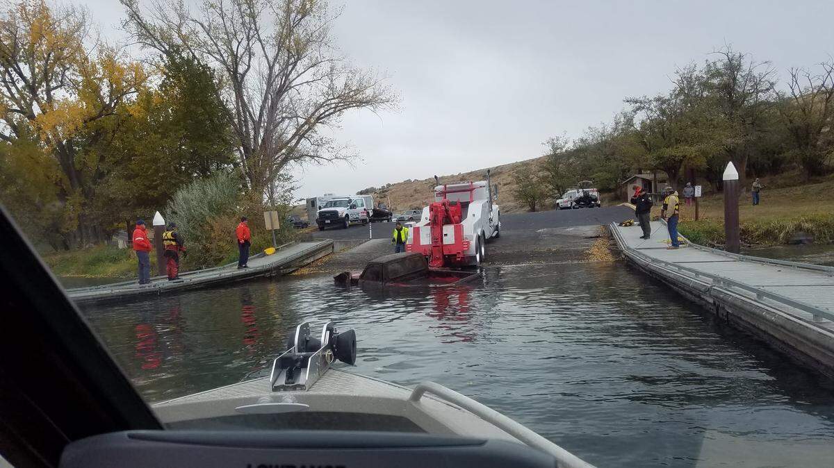 Columbia Basin Dive Rescue and D and R towing pulled a pickup out of the water where it’s likely been for 26 years. It belonged to a Prosser man who went missing in August 1993.