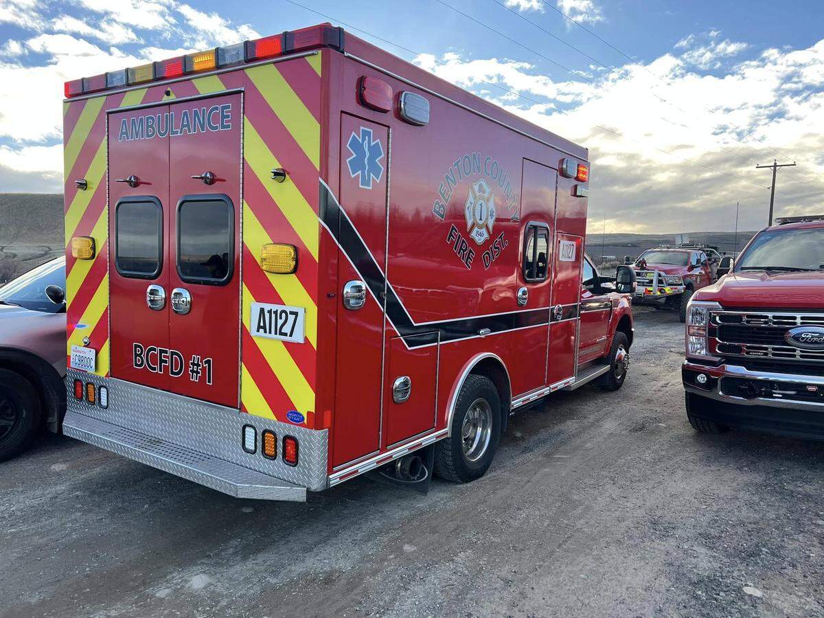 Benton County Fire District 1 responded to an off-road vehicle wreck in the Finley area on Sunday, Feb. 2, 2025.