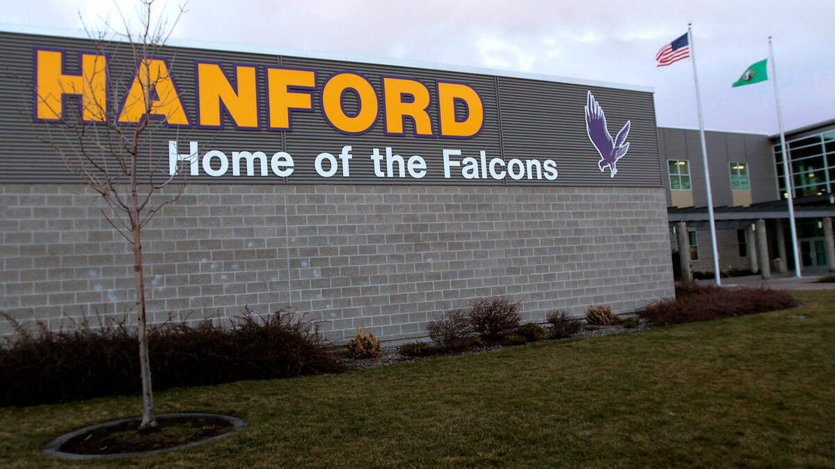 Hanford High School is at 450 Hanford Street, Richland, WA. 