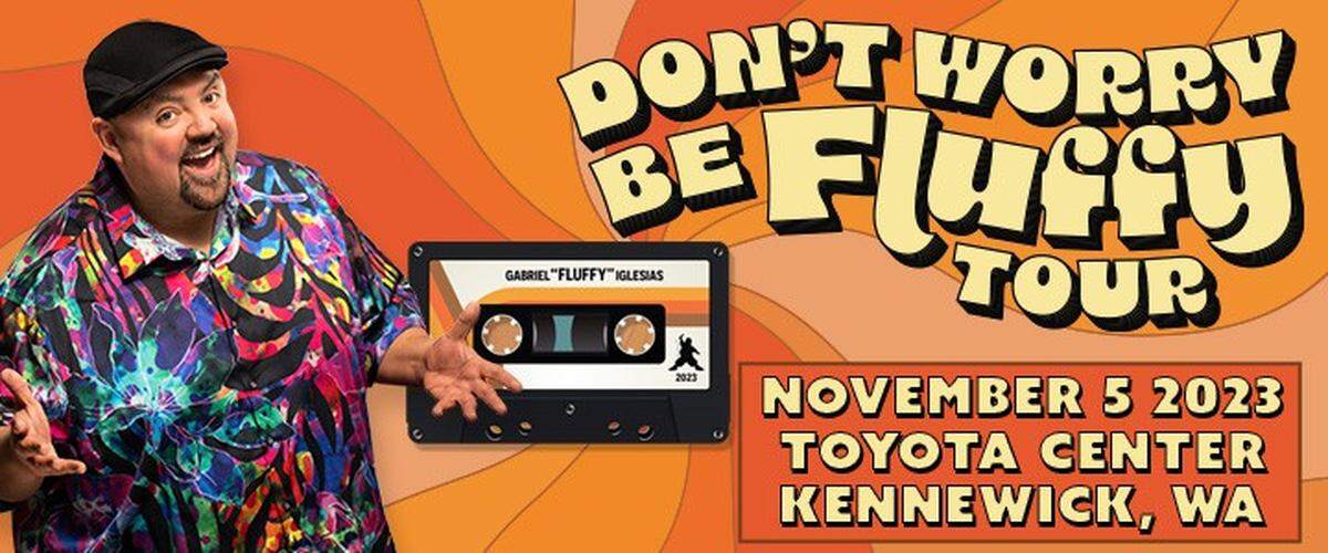 Comedian Gabriel “Fluffy” Iglesias will be at the Toyota Center in Kennewick, Wash. on November 5.