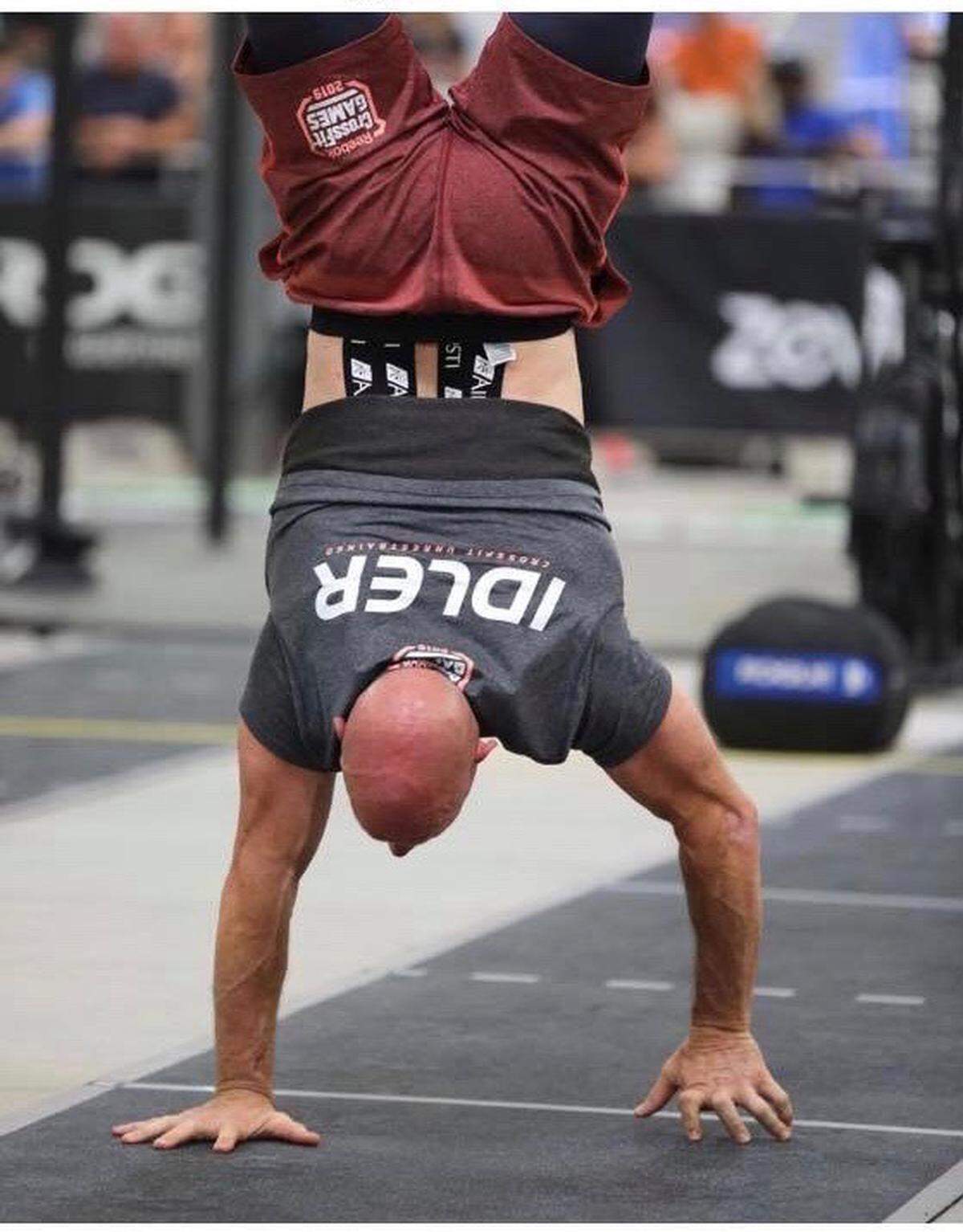 Ken Idler competes in the Reebok CrossFit games.