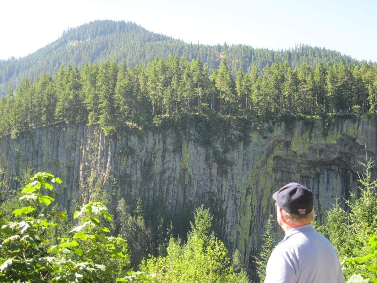 View of the cutoff on Palisades Viewpoint