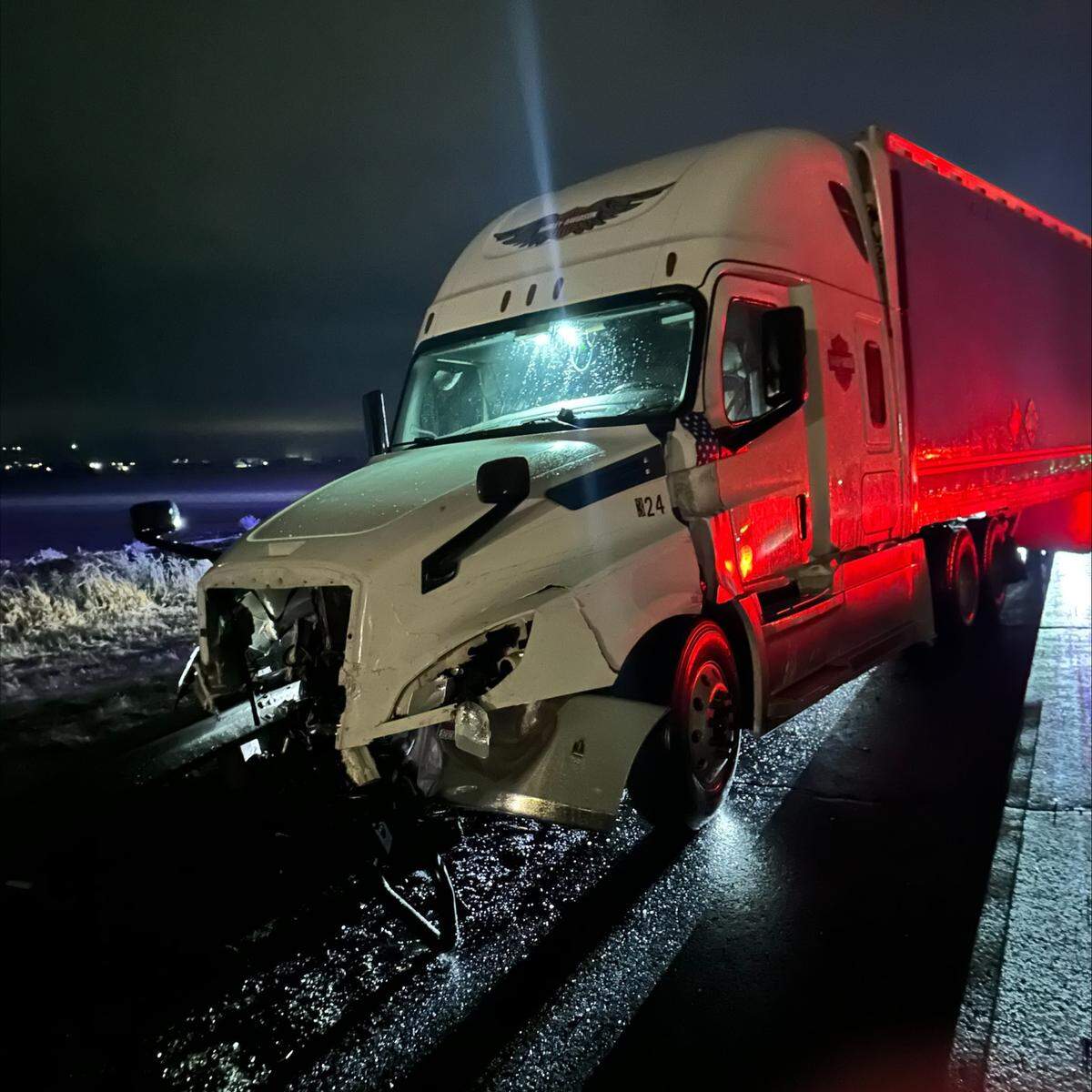 An Illinois semi truck driver is accused of driving drunk when he collided with a Washington state snowplow working along Interstate 90 on Saturday night.
