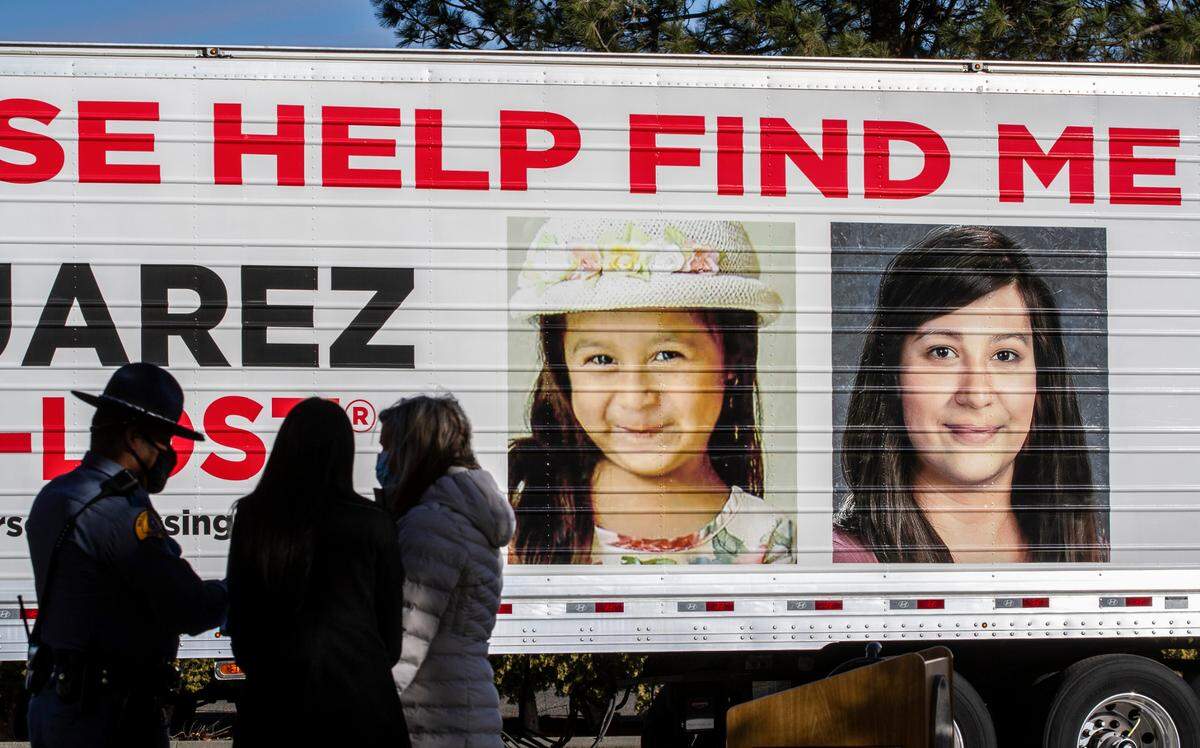 The Washington State Patrol’s Missing and Unidentified Persons Unit unveiled its newest Homeward Bound Trucks at the Kennewick Police Department Headquarters on February 4, 2021 the eighteenth anniversary of the disappearance of Sofia Juarez. The program of brands commercial trucks with the likenesses of missing children to assist in recovery.