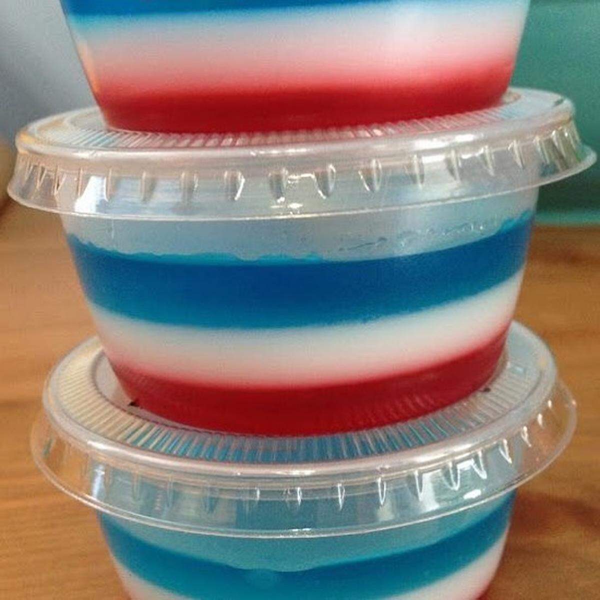 CG Public House & Catering are offering red, white and blue Jell-O shots as a Memorial Day weekend special