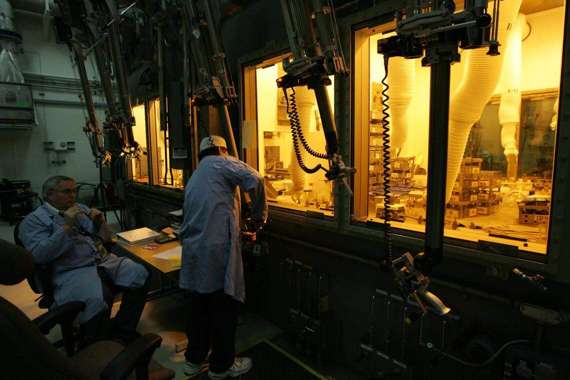 The 222-S Laboratory in the center of the Hanford nuclear site is used to analyze samples of highly radioactive waste.