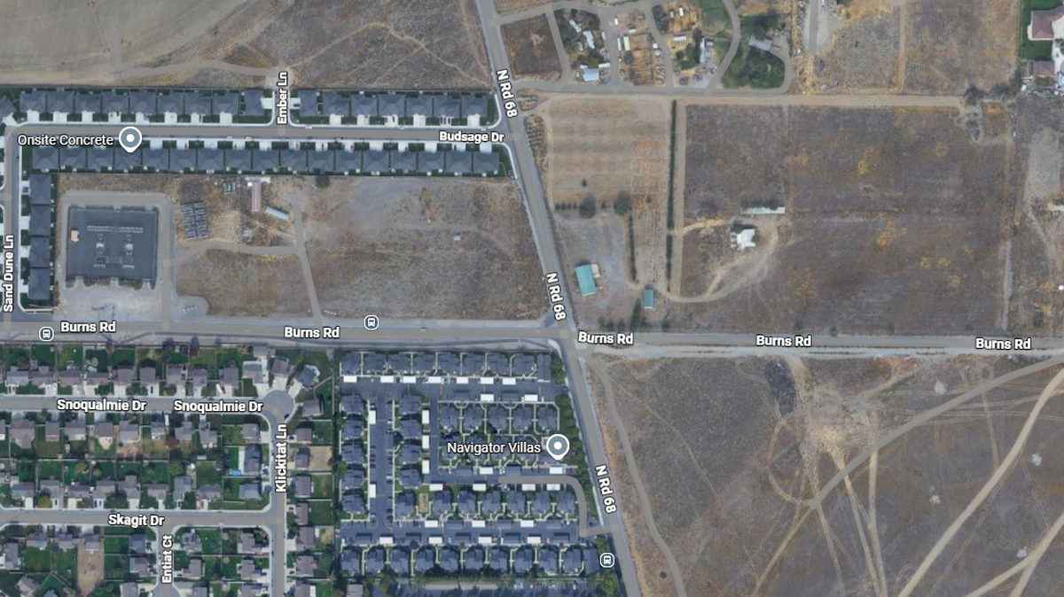 A 64-year-old property owner allegedly pointed a revolver at a teen and a preteen he caught trespassing on his property.