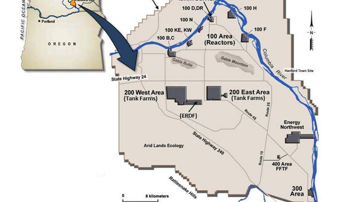 Hanford was used to produce plutonium for the nation’s nuclear weapons program during World War II and the Cold War. Environmental cleanup is underway now.