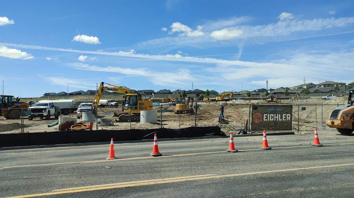 What’s being built there? Apartments with food court, metals manufacturing, cafe