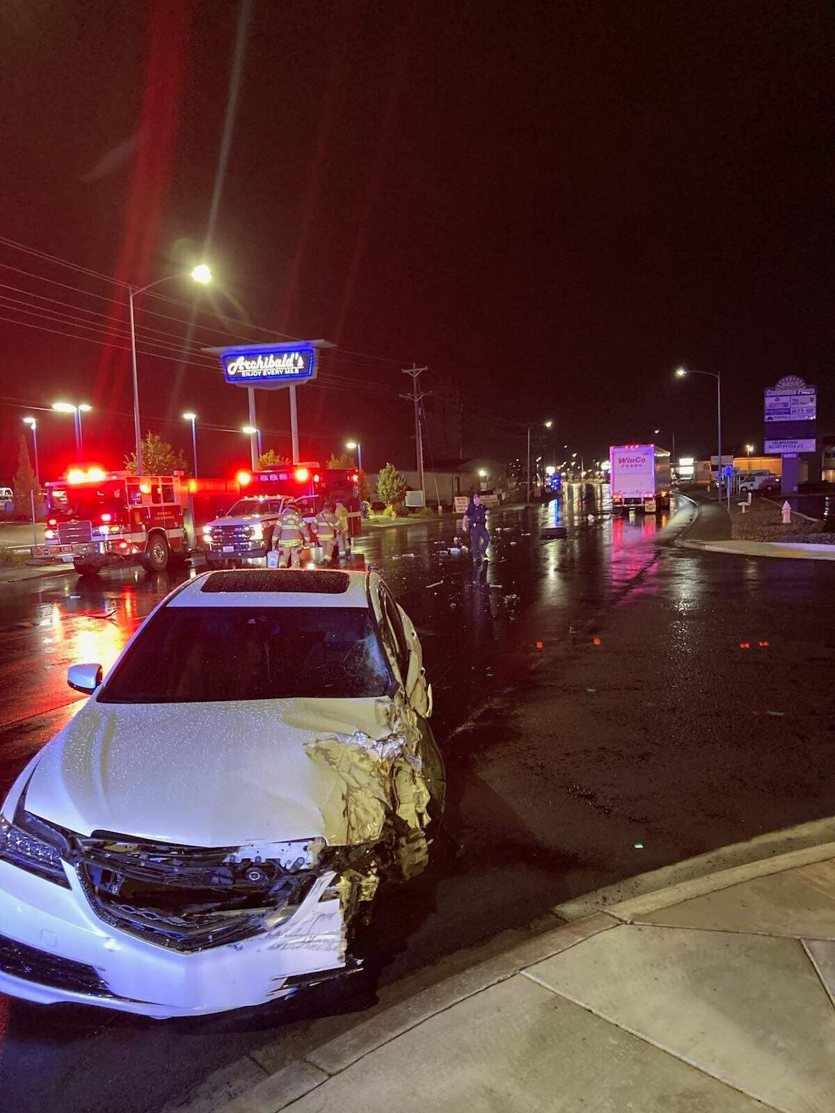 A Benton County man was arrested on suspicion of DUI after a wreck with a semi truck in Kennewick.