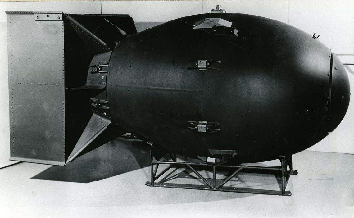 Nuclear weapon of the “Fat Man” type, the kind detonated over Nagasaki, Japan.