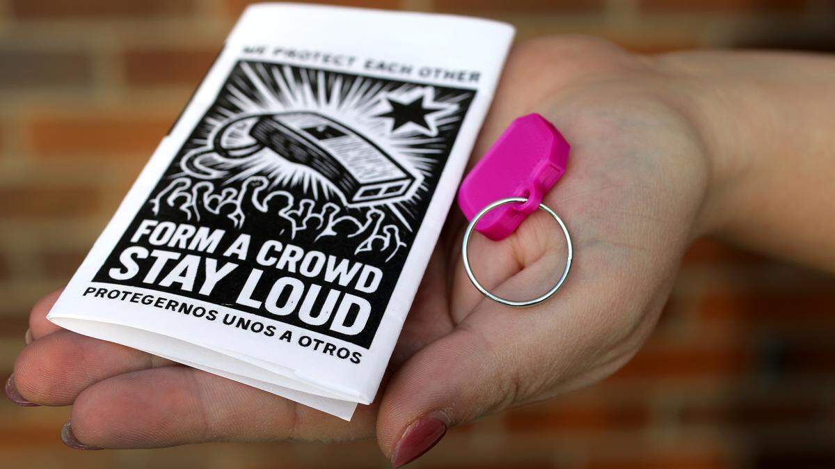 The community organizing group WA Whistles has a statewide map showing locations of whistle stops, drop-off locations and hubs. So far, there are more than 110 locations in Washington. Most are located in the Seattle and Vancouver areas.