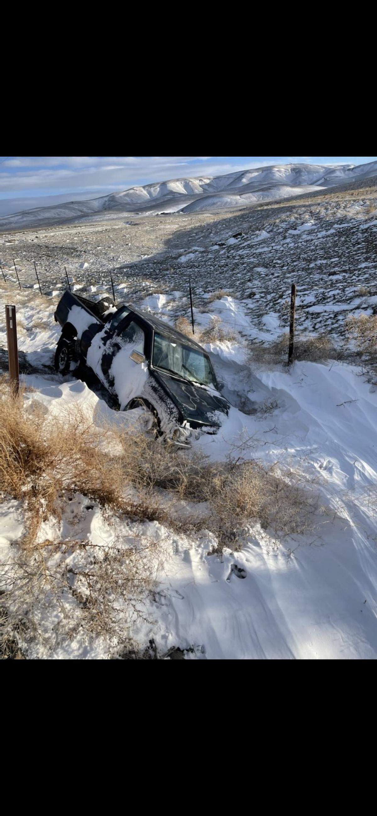 Highway 241 was closed Monday evening after seven crashes in blizzard conditions and other cars abandoned along the roadway north of Sunnyside.
