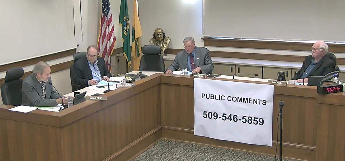 Franklin County commissioners voted April 21 to reopen businesses despite Washington state Gov. Jay Inslee’s coronavirus stay home order. The county has called a special meeting with its attorney on Thursday.