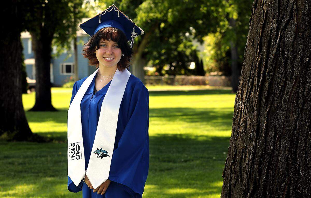 Lena Olsen is one of 23 to graduate from in 2025 Three Rivers HomeLink in Richland.