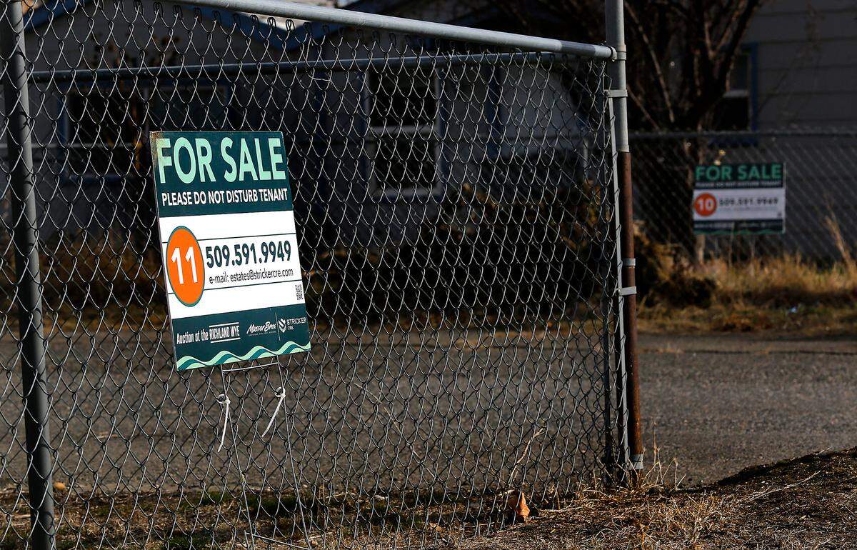 Numerous pieces of land and buildings are being sold during two groups of Auction of the Richland Wye in March at the Musser Bros. Auction Center in Pasco.