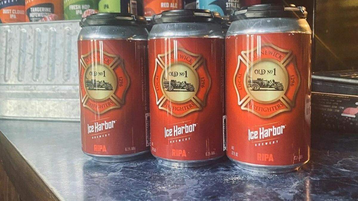 Ice Harbor Brewery has canned 120 more cases of Old No. 1 red IPA as a fundraiser for the Kennewick firefighters benevolent fund.