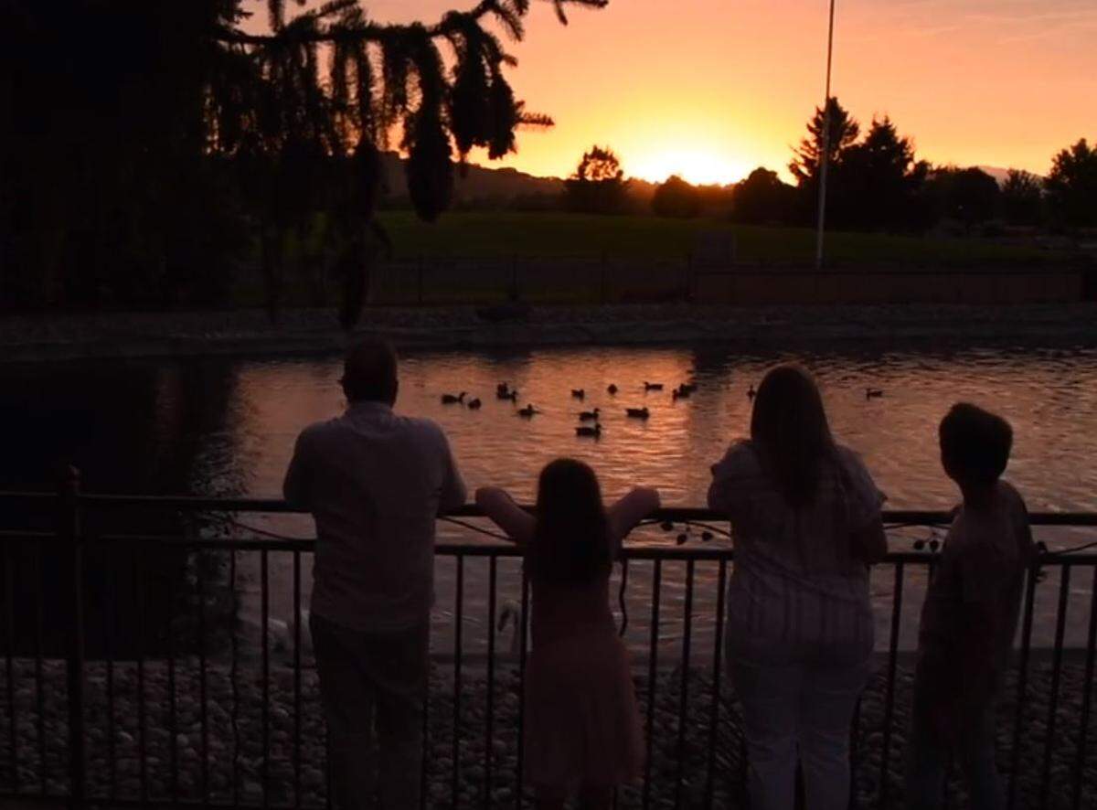 Christian Robbins’ family visits his grave in the Sunset Gardens cemetery in Richland.