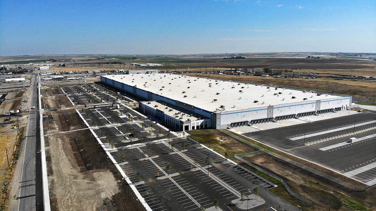 Project Oyster, one of two new Amazon fulfillment facilities, is on Road 40 East in Pasco and is due to open this summer.