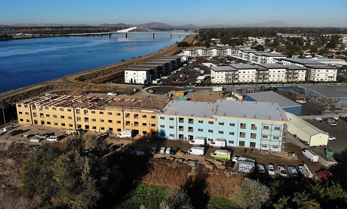 Columbia River Walk Development is working on the fifth phase of the riverside apartment complex. The new construction is valued at $7.8 million.