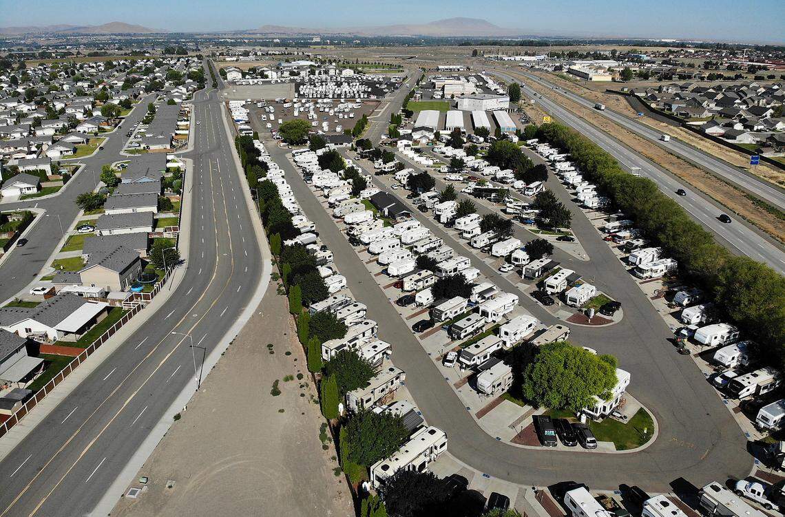 The Pasco/Tri-Cities KOA Journey at 8801 St Thomas Dr. in west Pasco is converting its boat and RV storage lots to 55 new camping spots. The new spaces will be 75- to 91-feet long and 33- to 55-feet wide. Sites also will have nicer seating areas, propane fire pits and a barbecue area. Construction is set to start in October and finish in the spring. Watch a video at: tricityherald.com/videos