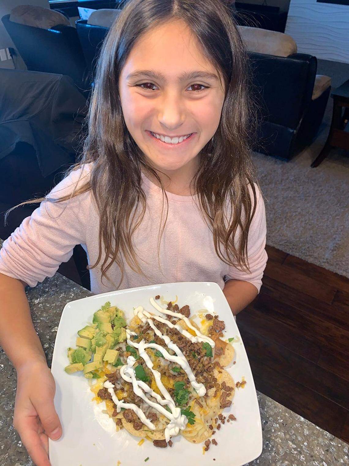 Lexie Jauregui, a student at Sunset View Elementary School, won the 2020 Sodexo Future Chefs Challenge national title.