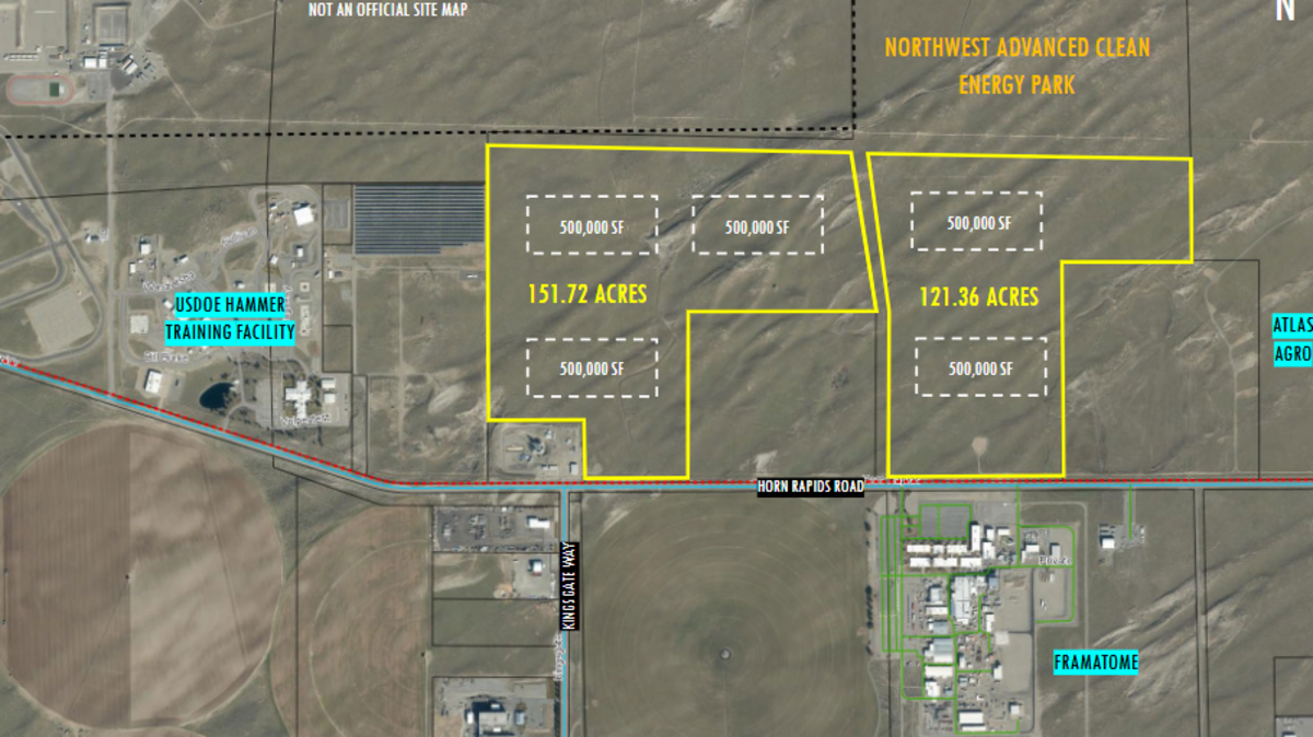 Atlas Agro, the Swiss company known for its proposed $1.3 billion fertilizer plant, has offered the city of Richland nearly $24 million for 275 acres in the Northwest Advanced Clean Energy Park. It plans to build a $500 million data center.