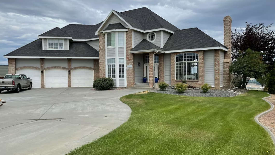 Photo of the front exterior for the Wine Country Getaway Vrbo listing.