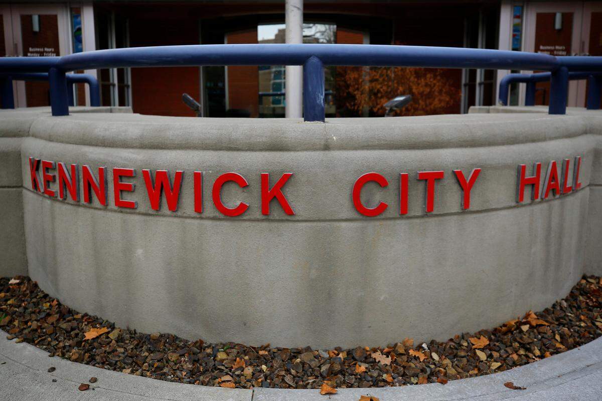 Kennewick City Hall at 210 W. Sixth Ave. in downtown Kennewick.