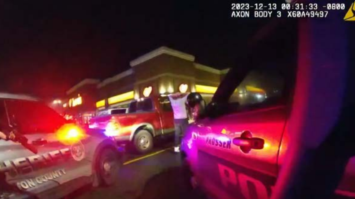 A robbery suspect was arrested in Prosser after police tracked them more than 75 miles and across two counties.
