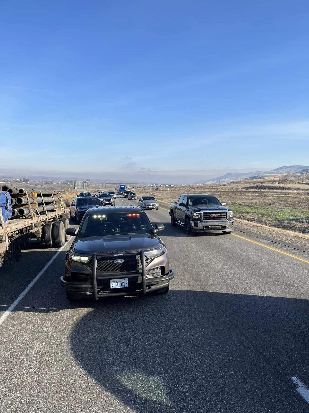 A Grandview man died near Prosser when he crossed into oncoming lanes and hit a semi truck head on.
