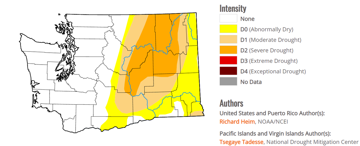 A rainy May in the Tri-Cities area has improved drought conditions. May started with most of Benton and Franklin counties rated by the U.S. Drought Monitor as being in “severe drought,”