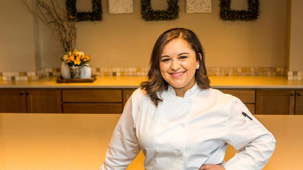 Othello native Pauline Garza has studied cooking in Italy and New York. She's returning to the Mid-Columbia as chef at Drumheller's Wine & Food and Vine, the restaurant opening at The Lodge in Richland.