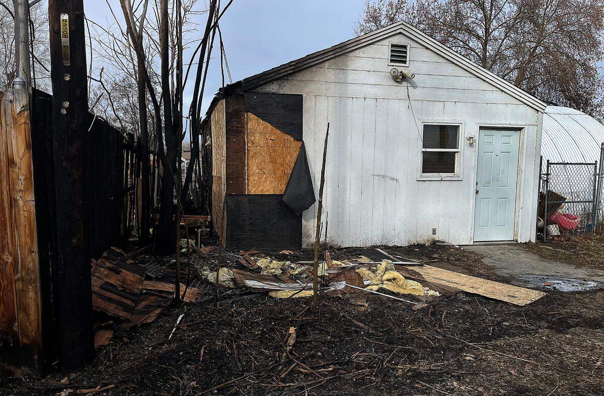 A 12-year-old experimenting with fire started a Sunday afternoon blaze that damaged a Kennewick garage.