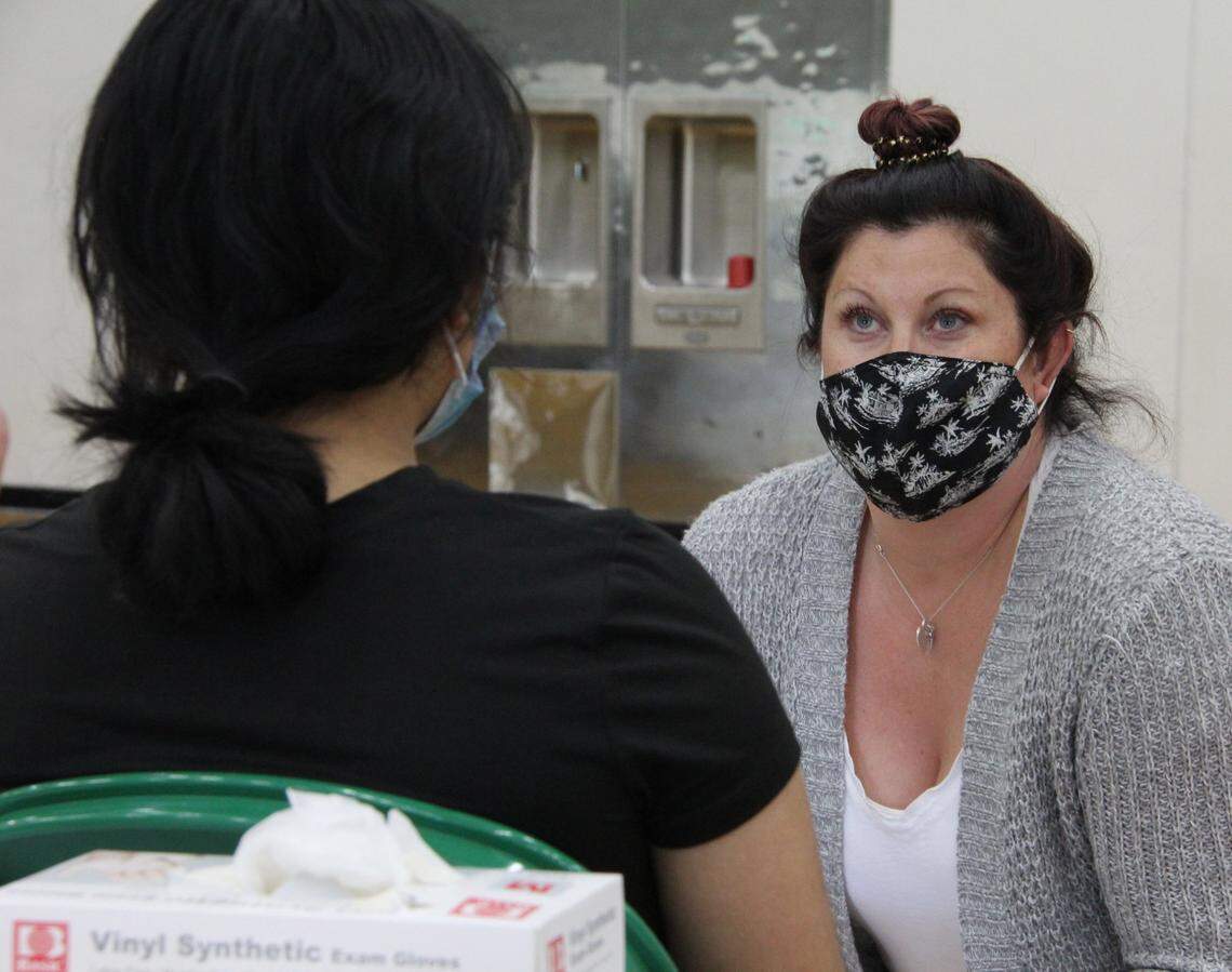 Hundreds of Richland High School students signed up to get their Pfizer COVID-19 vaccine at school in April. Richland is one of the only districts in the state taking the on-site approach.