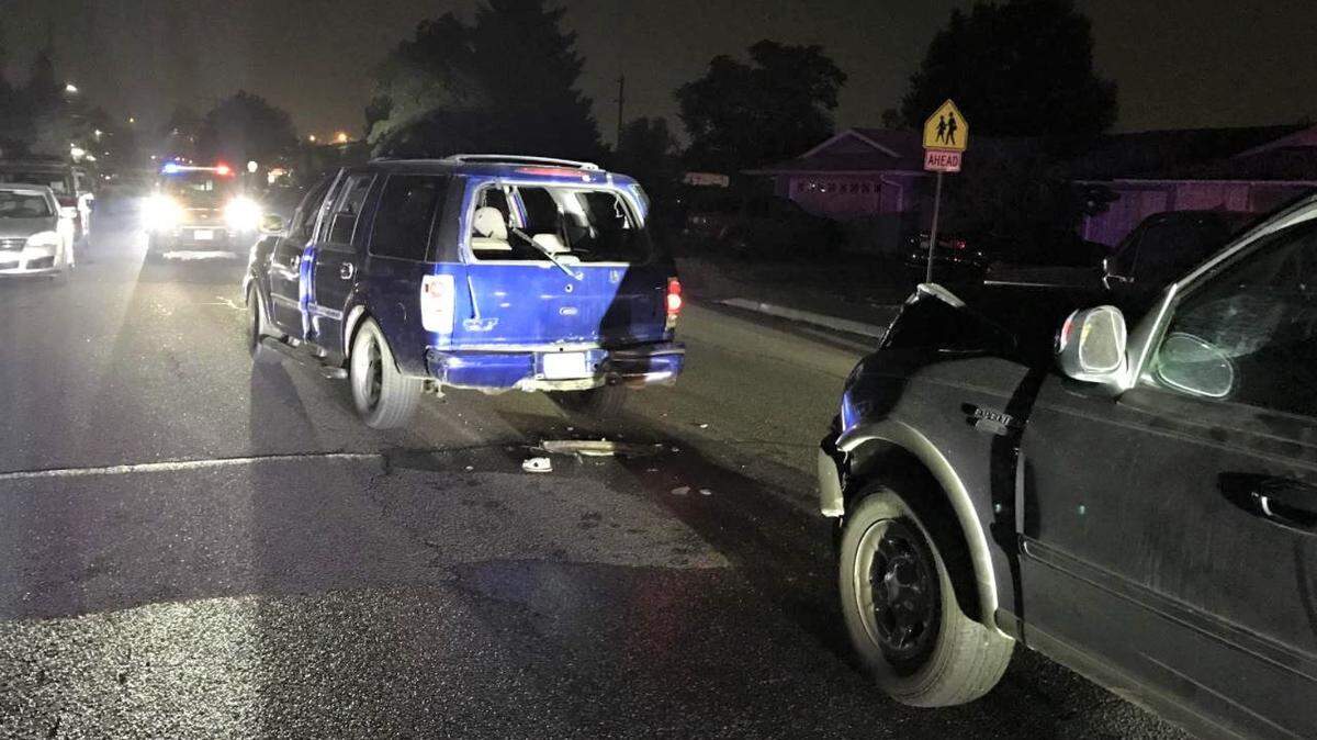 Police are looking for one of the drivers after a chase and crash that ended on 22nd Avenue.