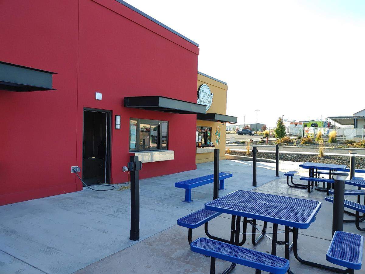 Construction has started on the future home of Vava’s Waffles at the 1derful Food Park in Kennewick.
