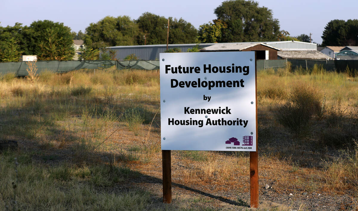 The Kennewick Housing Authority has plans to develop an affordable housing apartment complex at 563 E. 13th Ave on land behind the 10th Avenue Kennewick city shops campus.