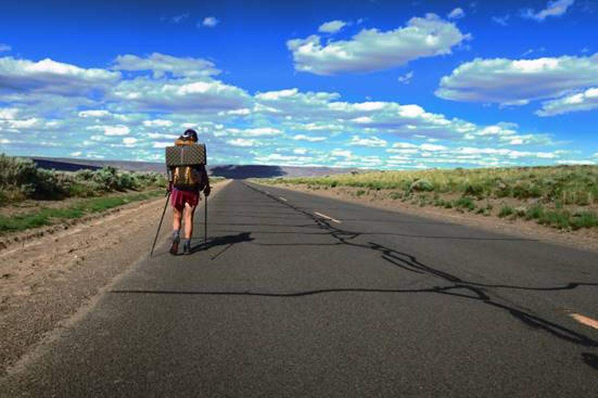 Kathy Vaughn at the very beginning of the UP North Loop hike on May 18, 2018, outside Hammett, Idaho.