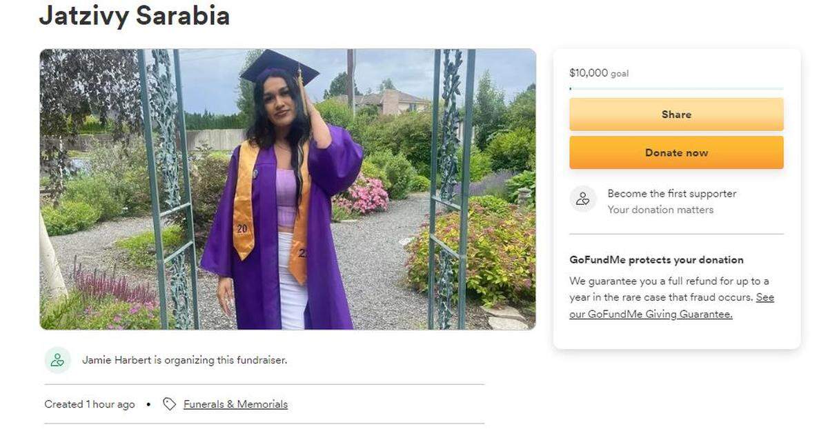 A GoFundMe was started in October 2022 after Jatzivy Sarabia, 18, was shot and killed during an ambush-style chase in east Kennewick. In all, six adults and teens were charged in connection with the shooting.