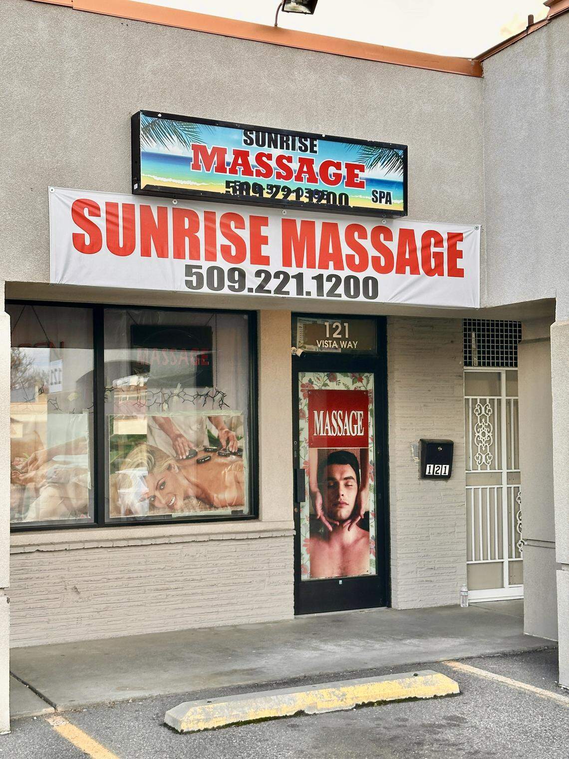 Sunrise Massage at 121 Vista Way was closed in the Kennewick police stings.