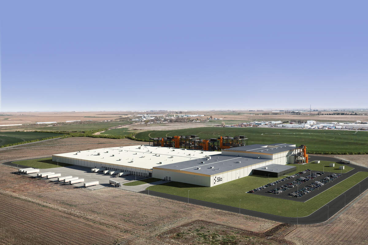 The Sila plant in Moses Lake, Wash.