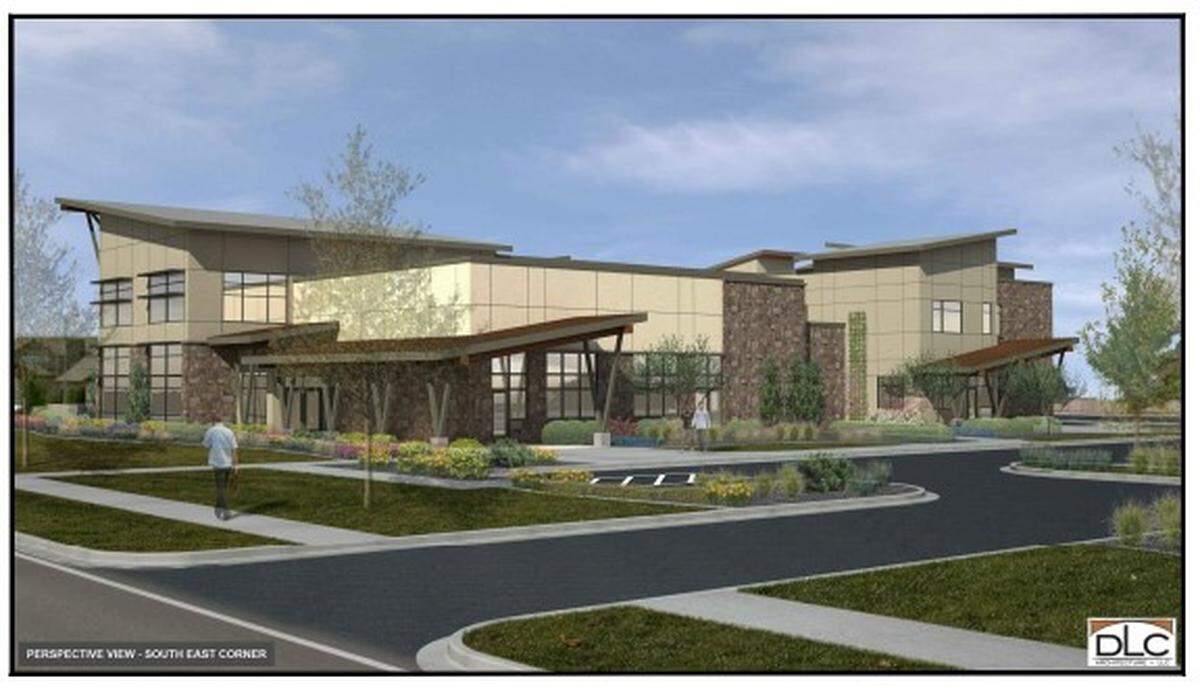 A conceptual rendering by DLC Architecture in Vancouver shows the new Jubilee Foundation headquarters planned at 3713 E. A St. in Pasco.