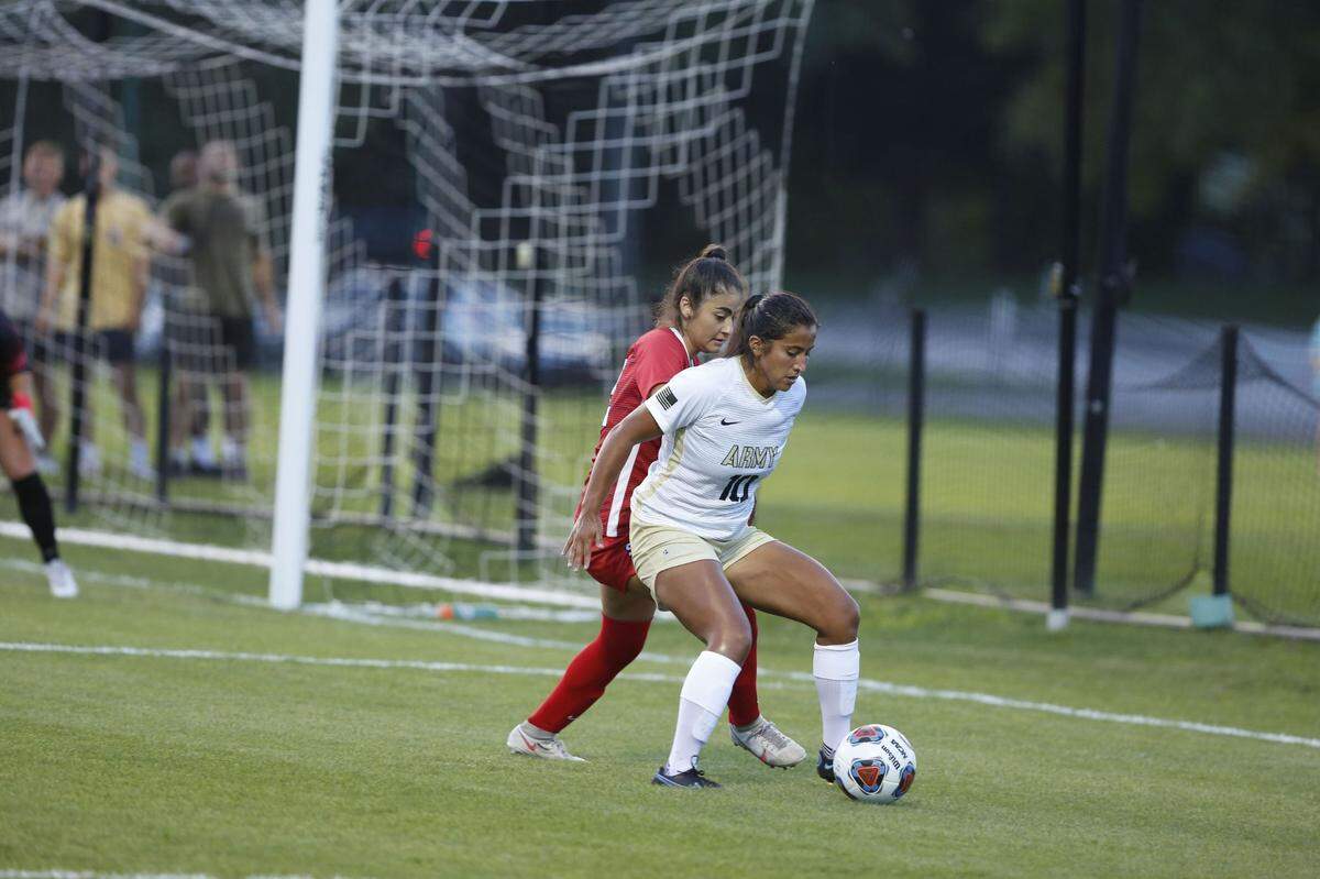 Hanford High School graduate Dani Mendoza is one of two captains this fall for Army’s women’s soccer team at West Point.