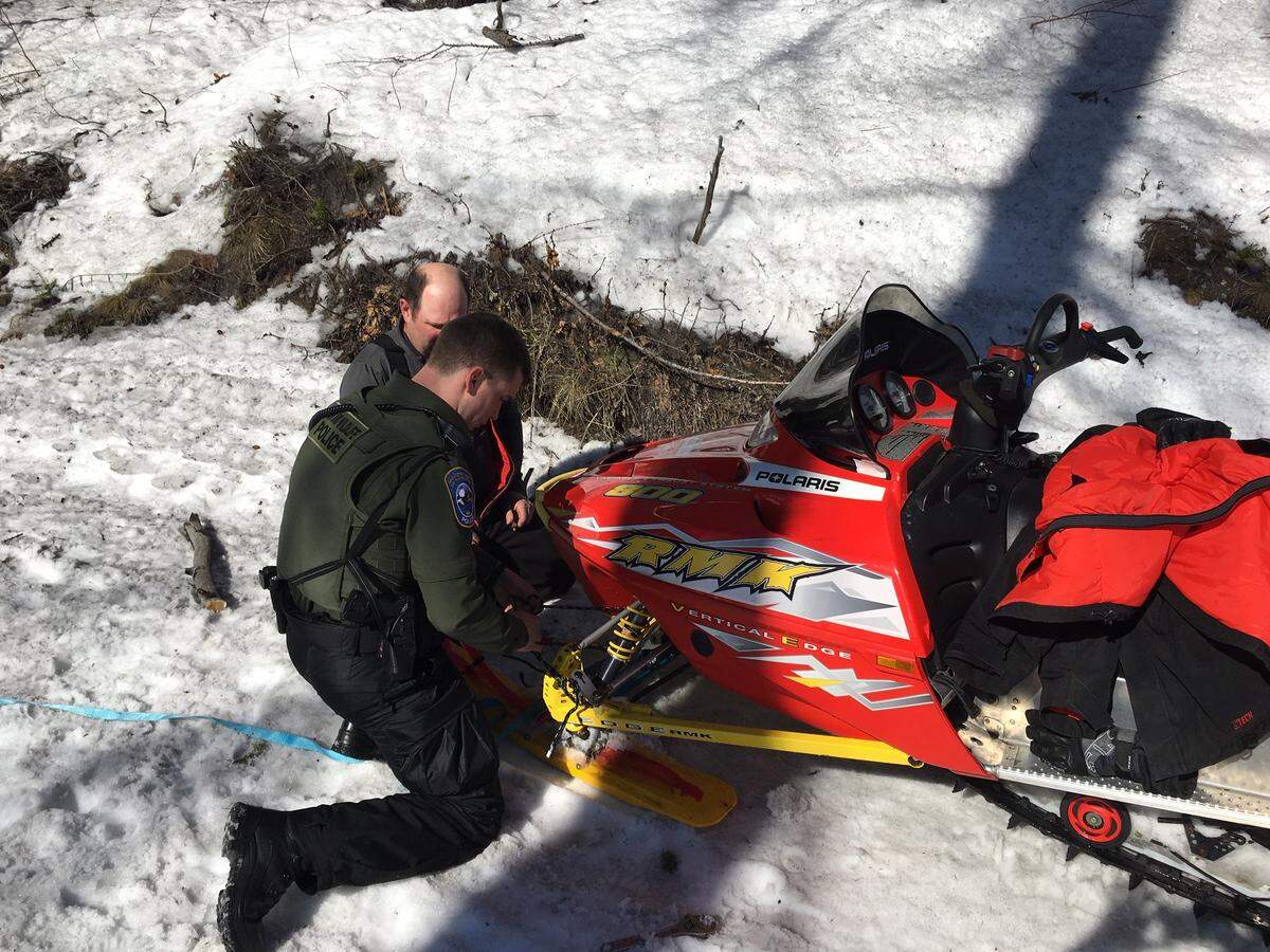 Jacob Schrader, an enforcement officer for Washington Department of Fish and Wildlife Police, was recently honored for saving four lives in a year including hiking through deep snow levels with a county deputy to help someone who had suffered a stroke.