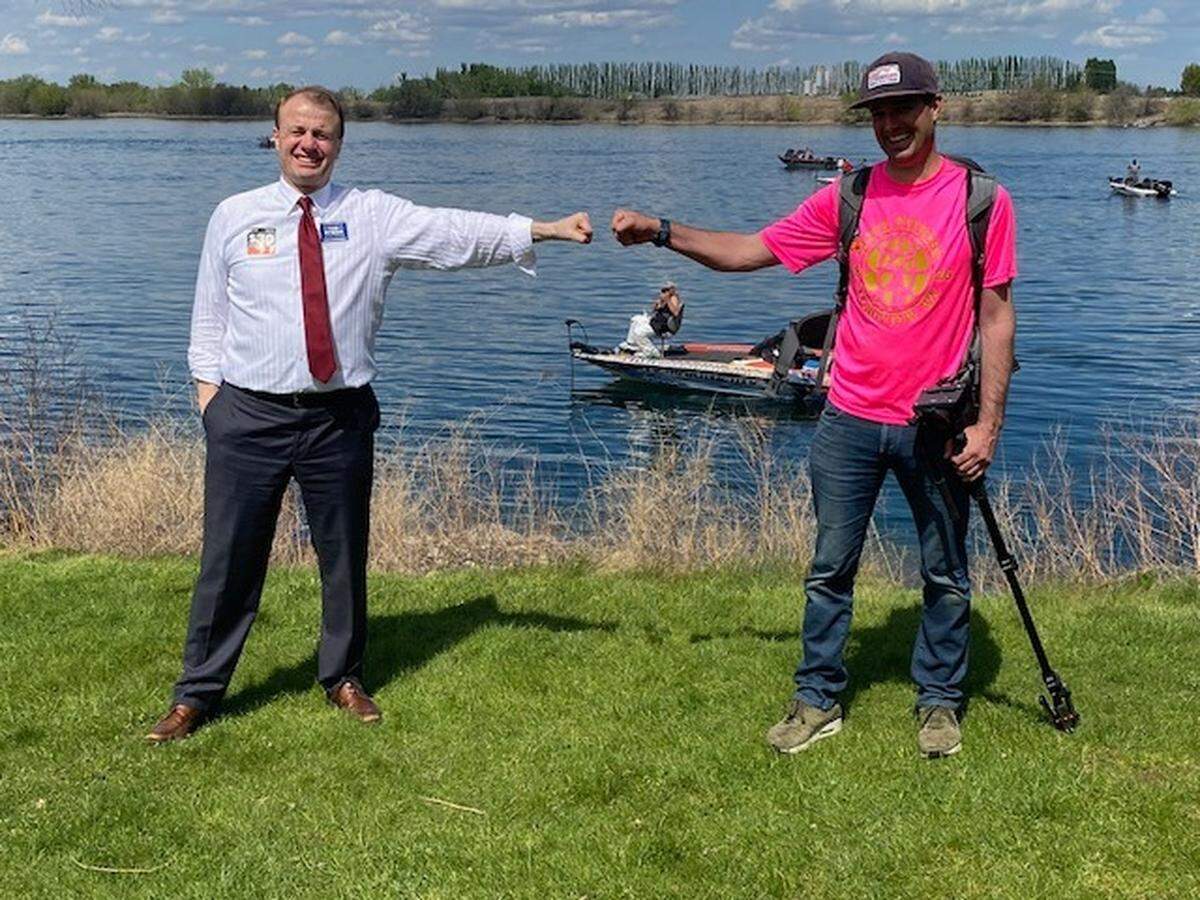 Gubenatorial Candidate Tim Eyman appeared at the Let Us Fish protest Saturday. In a half-hour Facebook live, he raised concerns about the unfairness of the closures in the state including the closure on recreational fishing.
